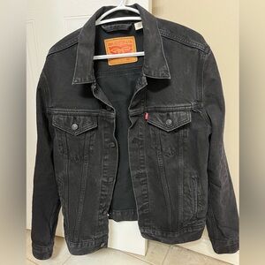 Levi's Black Denim Trucker Jacket